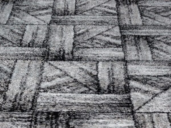 Moquette Puffy Style -P504A45-Grey/White (Déstockage)