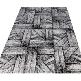 MOQUETTE MM DE PUFFY STYLE QE 160X230 P504A 45 GREY/WHITE DESTOCKAGE