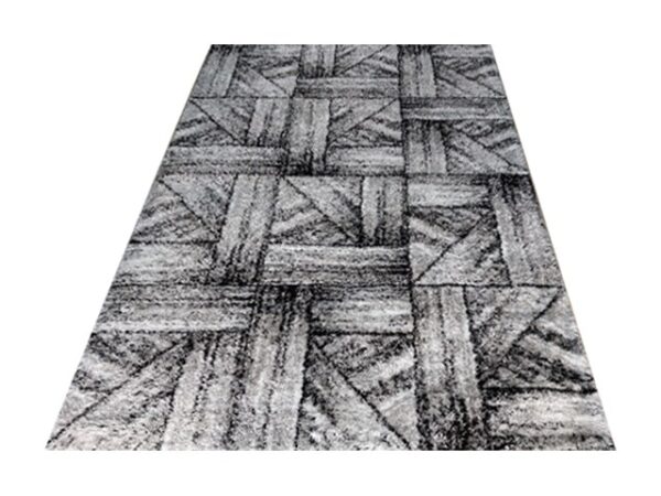 Moquette Puffy Style -P504A45-Grey/White (Déstockage)