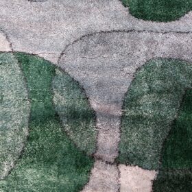 MOQUETTE MM DE PUFFY STYLE AS 160X230 P781A 54 DARK GREEN/GREY DESTOC