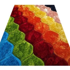 MOQUETTE MM DE PUFFY STYLE 160X230 P549A 21ORANGE/ANTHRACITS DESTOCKA