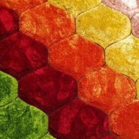 MOQUETTE MM DE PUFFY STYLE 160X230 P549A 21ORANGE/ANTHRACITS DESTOCKA