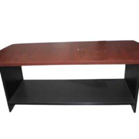 TABLE BASSE DE BUREAU BT02-1 DIM 1200*500*455 ROUGE POMME & NOIR DEST