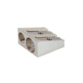 TAILLE CRAYON METAL 2 TROUS DESTOCKAGE