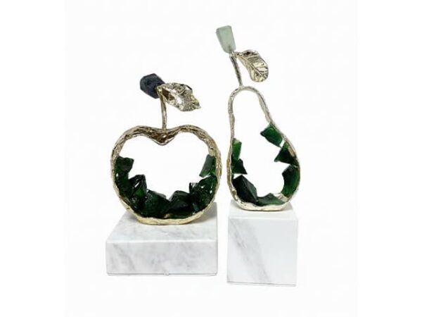 Vase De Decoration Set De 2 Pcs Ref 011 Couleur Vert
