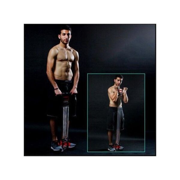 Expandeur poitrine 3‑en‑1 – bandes de résistance portable pour hommes