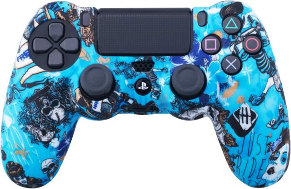 Coque en silicone antidérapante pour manette PS4 Coque en silicone antidérapante pour manette PS4