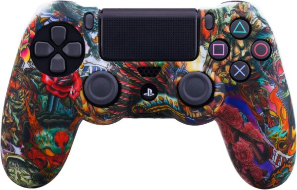 Coque en silicone antidérapante pour manette PS4 Coque en silicone antidérapante pour manette PS4