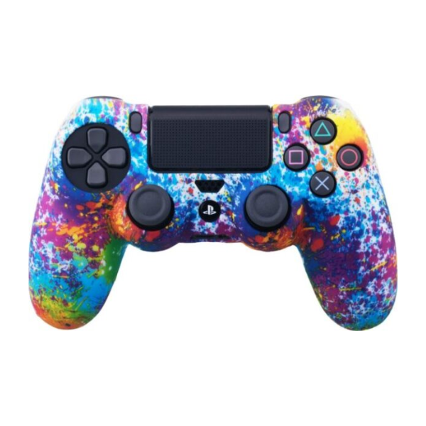 Coque en silicone antidérapante pour manette PS4