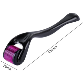 Derma Roller cosmétique — Rose & Noir – Image 3