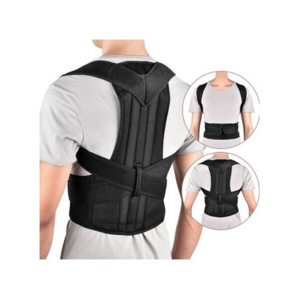 Ceinture dorsale de correction de posture — ajustable et respirante (unisexe) Ceinture dorsale de correction de posture — ajustable et respirante (unisexe)