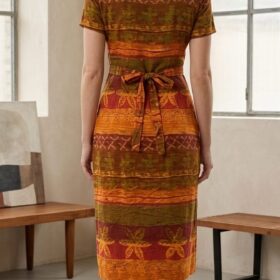 Robe mi‑longue — Taille EUR 46 (XL) — Made in Spain – Image 2