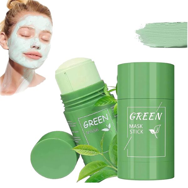 Masque visage uni — Vert Masque visage uni — Vert