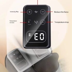 Genouillère chauffante et massante rechargeable — écran LED, infrarouge, USB – Image 4