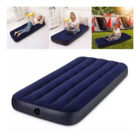 Matelas gonflable 1 place avec gonfleur — épaisseur 22 cm (vérifier dimensions) Matelas gonflable 1 place avec gonfleur — épaisseur 22 cm (vérifier dimensions)