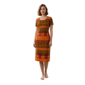Robe mi‑longue — Taille EUR 46 (XL) — Made in Spain Robe mi‑longue — Taille EUR 46 (XL) — Made in Spain