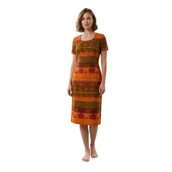 Robe mi‑longue — Taille EUR 46 (XL) — Made in Spain Robe mi‑longue — Taille EUR 46 (XL) — Made in Spain