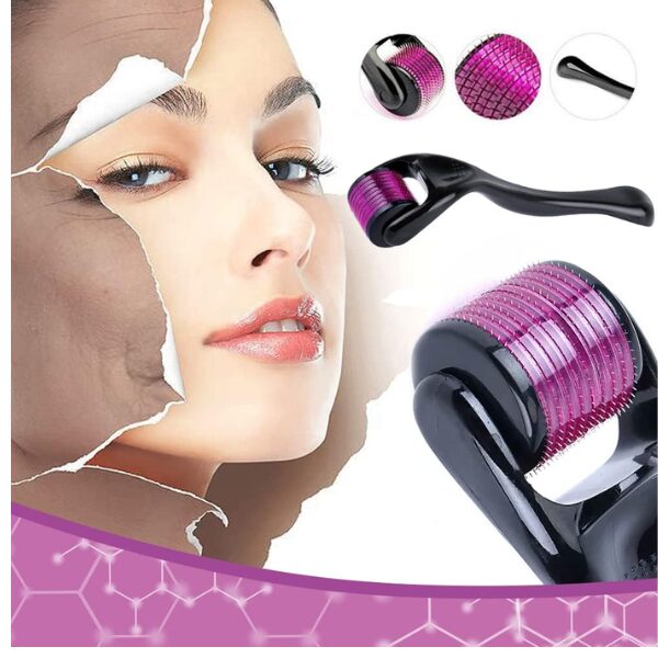Derma Roller cosmétique — Rose & Noir Derma Roller cosmétique — Rose & Noir