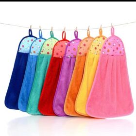 Lot de 12 serviettes microfibre velours – Corail (40.64 x 25.40 cm) – Image 2