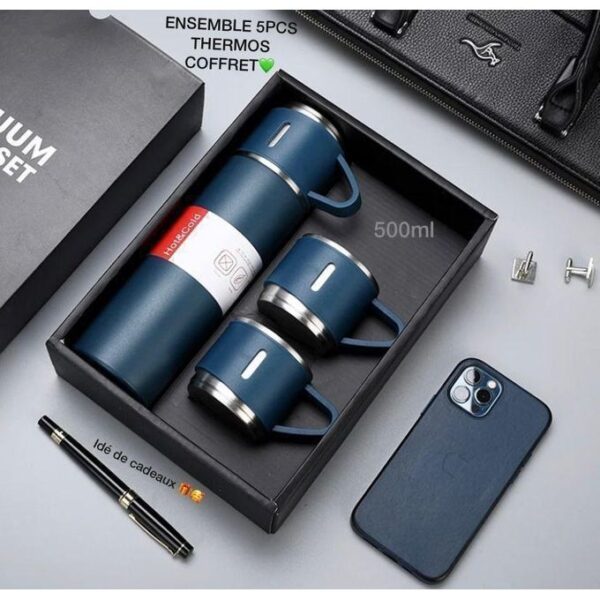 Mug isotherme en acier inoxydable — Travel mug pour boissons chaudes et froides Mug isotherme en acier inoxydable — Travel mug pour boissons chaudes et froides