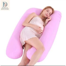 Coussin de grossesse 145 x 85 cm – Rose