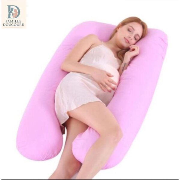 Coussin de grossesse 145 x 85 cm – Rose Coussin de grossesse 145 x 85 cm – Rose