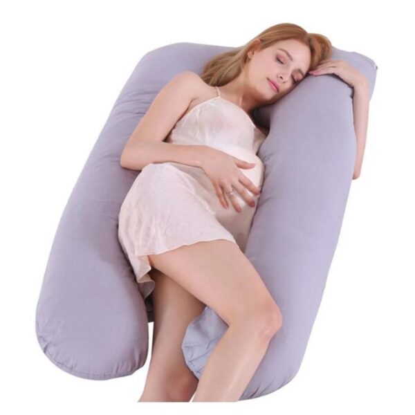 Coussin de grossesse 145 x 85 cm – Gris