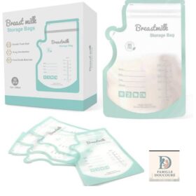 Sacs de conservation du lait maternel 200 ml