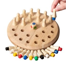Jeu de mémoire en bois