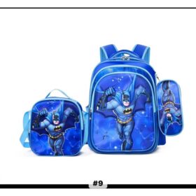 Sac à dos scolaire 3 pièces garçons Sac à dos scolaire 3 pièces garçons