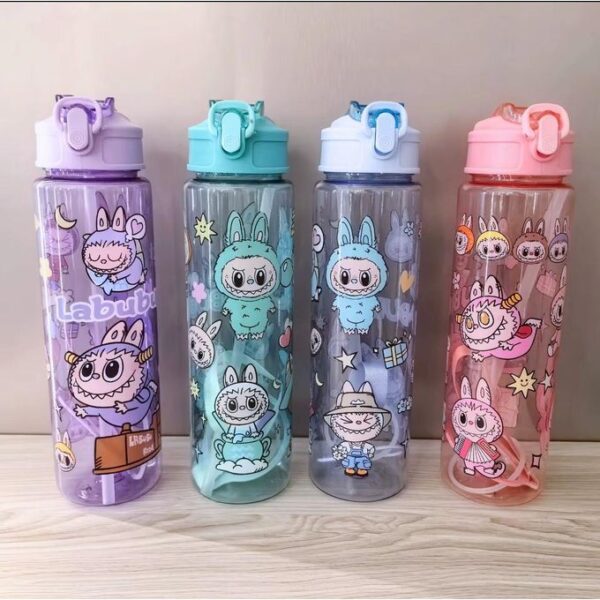 Gourde scolaire transparente 800 ml