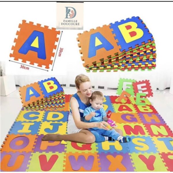Tapis alphabet et chiffres en mousse EVA Tapis alphabet et chiffres en mousse EVA