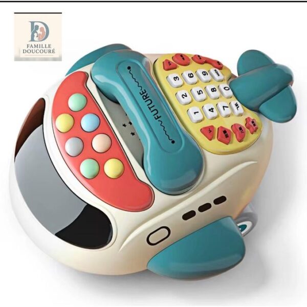 Téléphone jouet éducatif avion