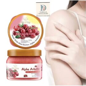 Gommage au sucre alpha arbutine