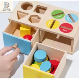 Jouet Montessori trieur de formes