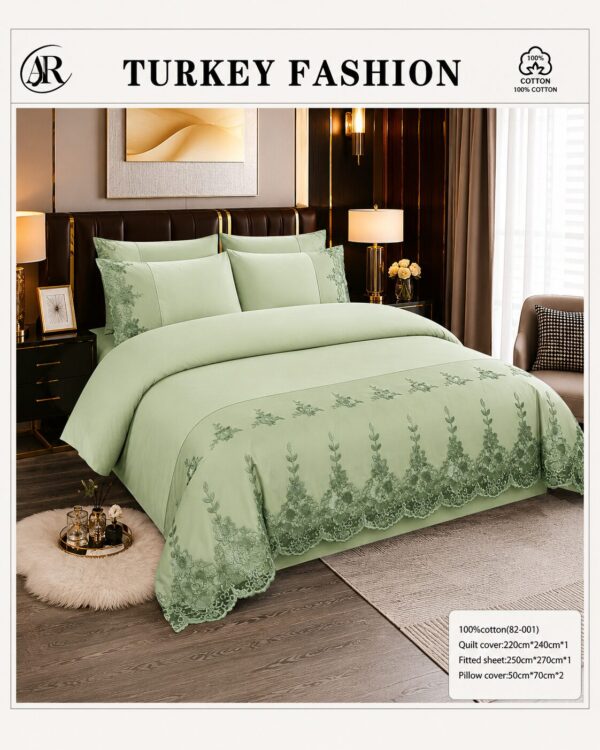 Ensemble de draps 6 pièces brodés