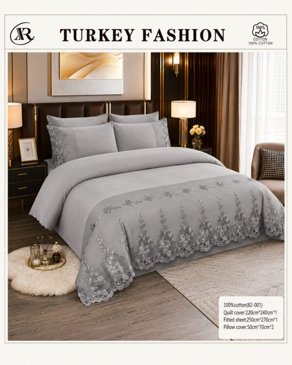 Ensemble de draps 6 pièces brodés