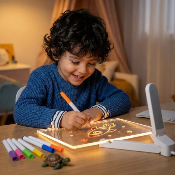 Tableau de dessin LED effaçable