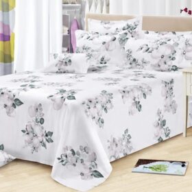 Ensemble Drap 3 Pièces(1 draps/2 taies d 'oreillers) 100% Coton – Qualité Supérieure – Image 8