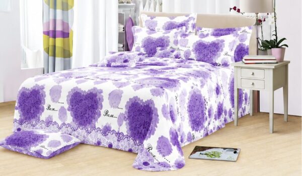 Ensemble Drap 3 Pièces(1 draps/2 taies d 'oreillers) 100% Coton – Qualité Supérieure