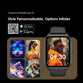 Oraimo Watch 5 (OSW-804) — Montre connectée 2,01" HD, appels Bluetooth, suivi santé & 105 modes sportifs – Image 7