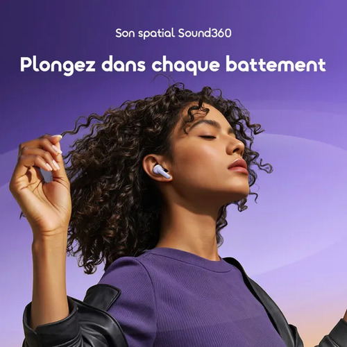 Oraimo SpaceBuds Lite — Écouteurs Bluetooth True Wireless (Noire)
