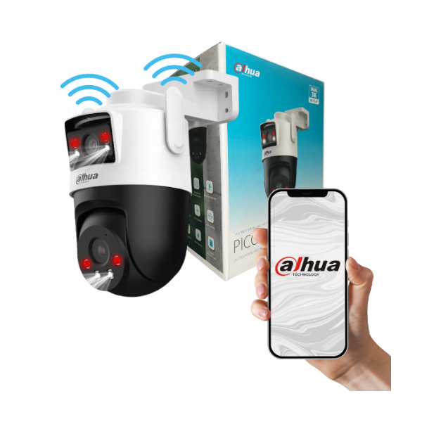 Caméra de surveillance Dahua Picoo DH‑P5D‑5F‑PV Wi‑Fi double‑lentille extérieure 5+5 MP Caméra de surveillance Dahua Picoo DH‑P5D‑5F‑PV Wi‑Fi double‑lentille extérieure 5+5 MP