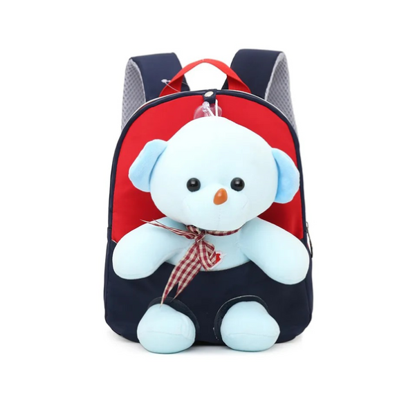 Sac à dos scolaire avec peluche amovible Sac à dos scolaire avec peluche amovible