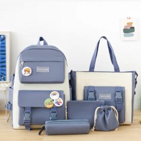 Sac scolaire 5 pièces - pour collégiens et lycéens – Image 2