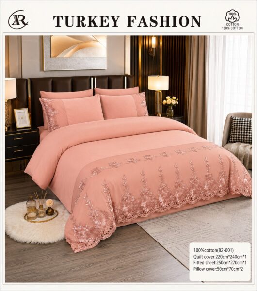 Ensemble de draps 6 pièces brodés