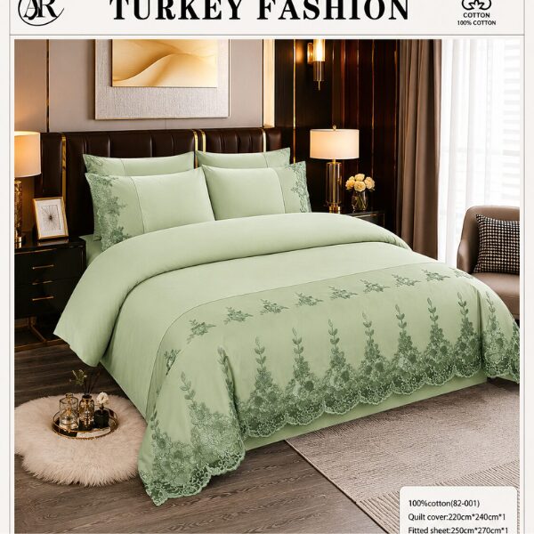 Ensemble de draps 6 pièces brodés