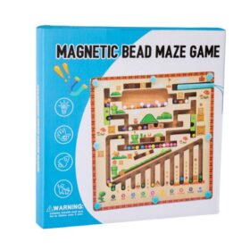 Jeu labyrinthe magnétique en bois