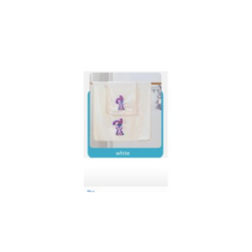 Lot de 2 serviettes en coton – Blanc
