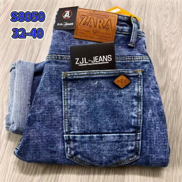 Jeans denim - (tailles 32–40) — bleu / noir / gris